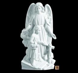 SYNTHETIC MARBLE GUARDIAN ANGEL LEATHER FINISHED